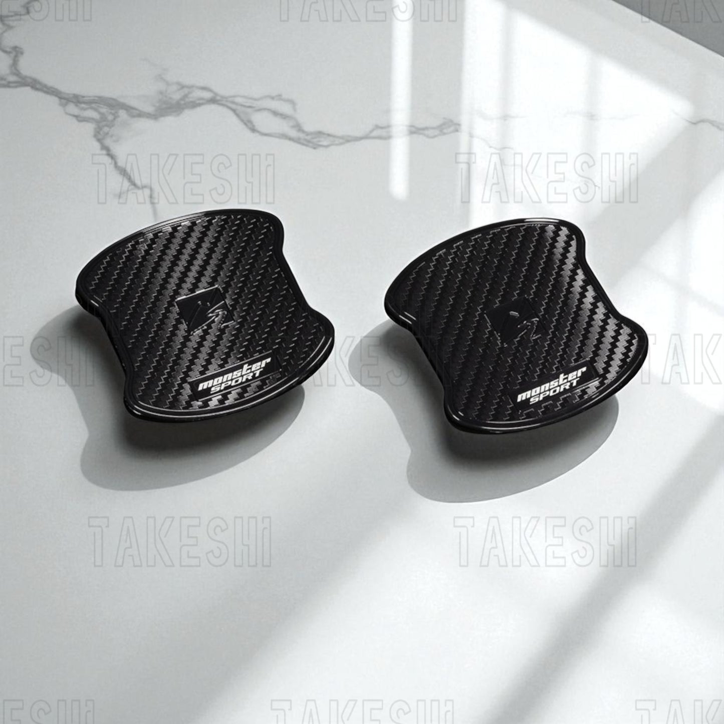 SUZUKI SWIFT SPORT MONSTER 日本進口 碳纖紋防刮門碗保護貼