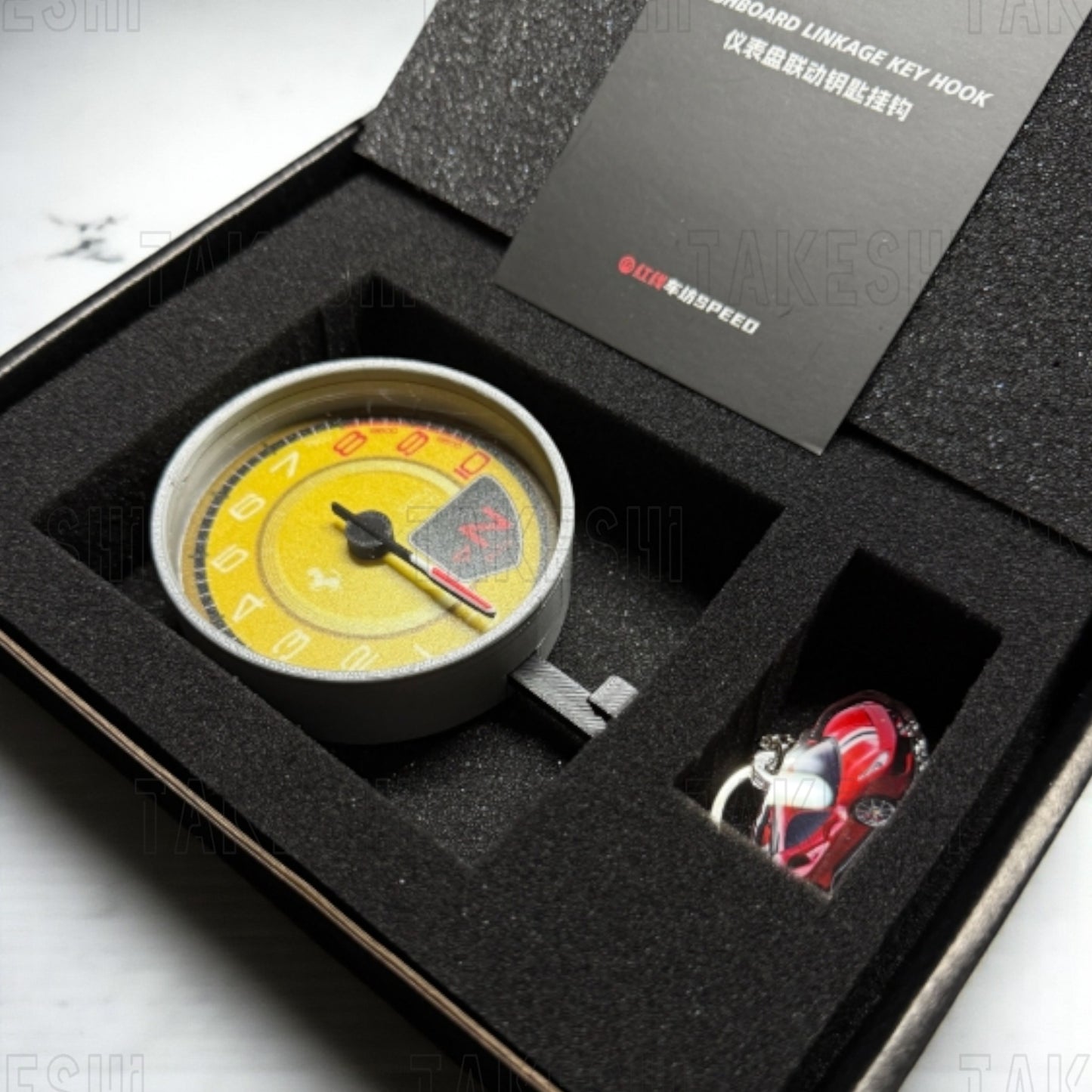 FERRARI 488 PISTA 重量聯動轉速表鑰匙掛勾