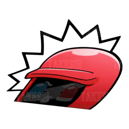 DASAI POLICE MOCHI PEEKER GEKKO｜警察小麻糬｜車窗裝飾發光貼