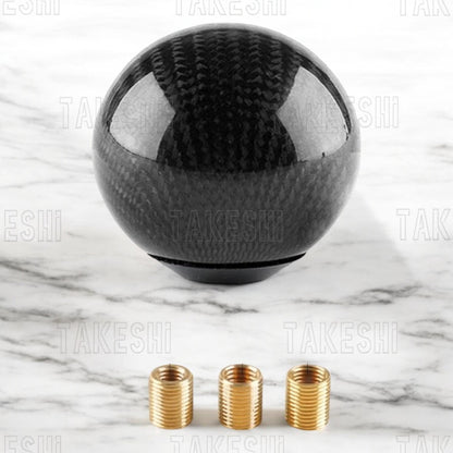 CARBON FIBER 碳纖維排檔頭｜球型設計｜螺牙式｜改裝排檔頭 換檔手感升級