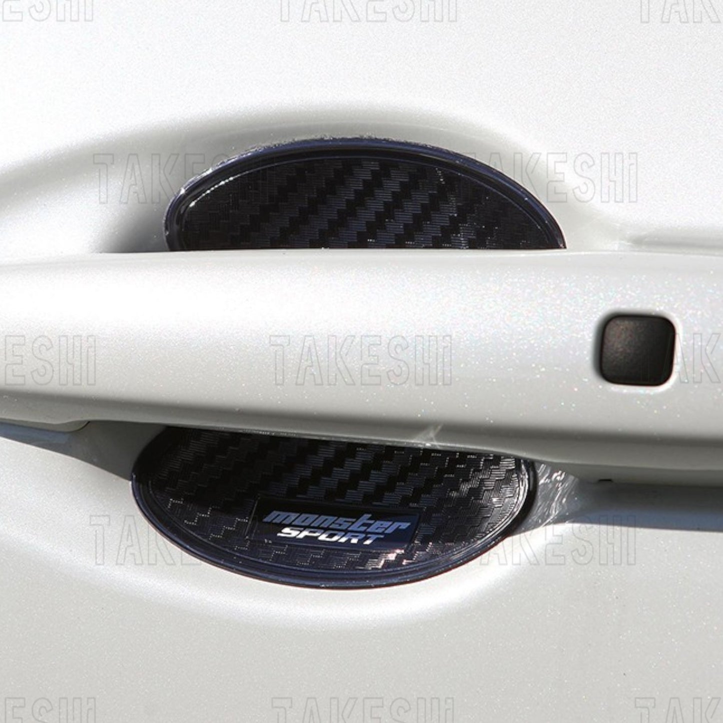 SUZUKI SWIFT SPORT MONSTER 日本進口 碳纖紋防刮門碗保護貼