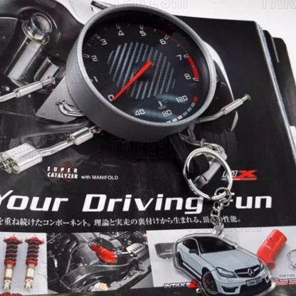 MERCEDES BENZ C63｜重量聯動轉速表鑰匙掛勾