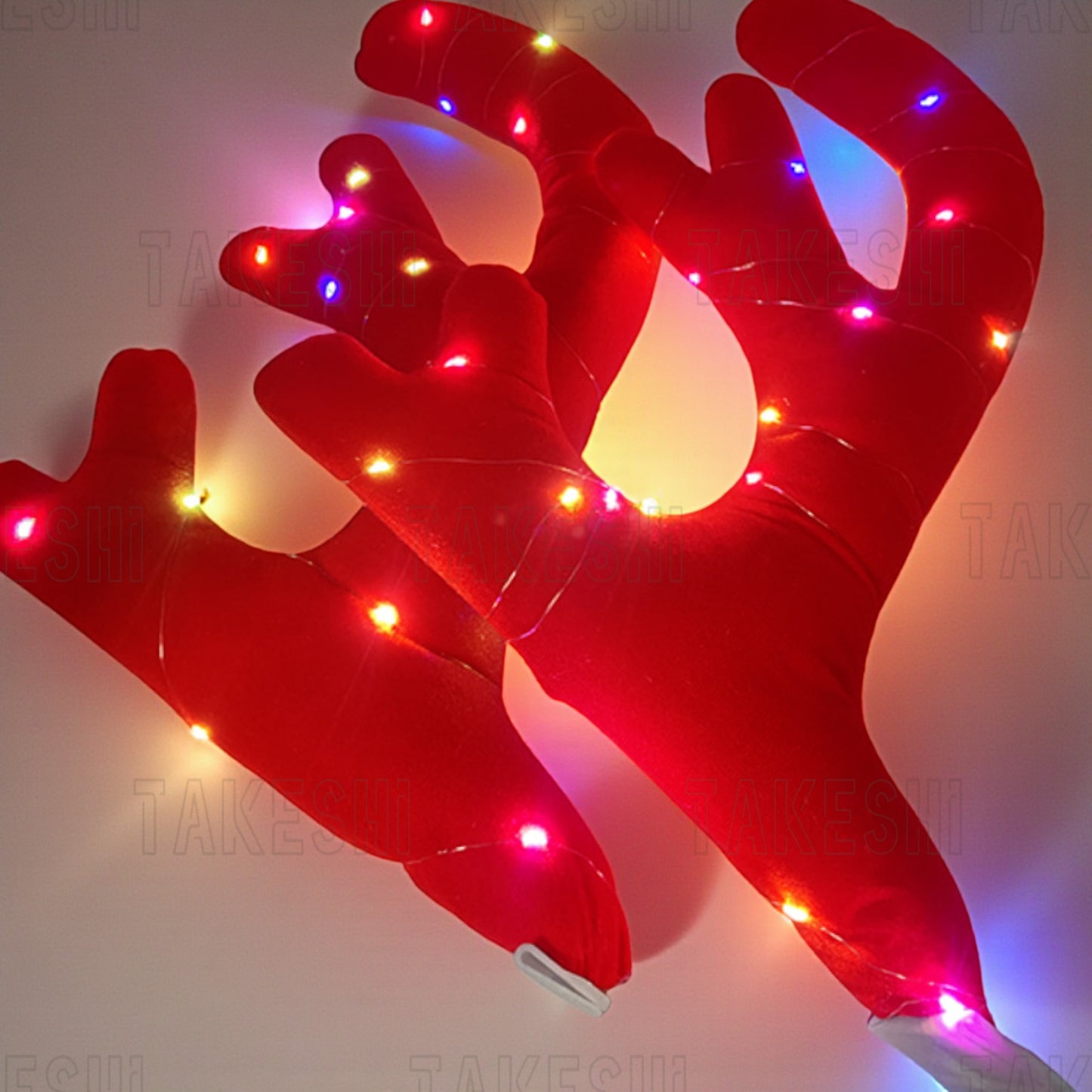 聖誕鹿角 汽車專用聖誕節馴鹿角裝飾