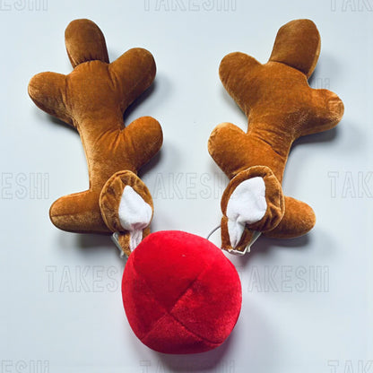 聖誕鹿角 汽車專用聖誕節馴鹿角裝飾｜小耳朵款