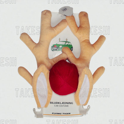 聖誕鹿角 汽車專用聖誕節馴鹿角裝飾｜小耳朵款