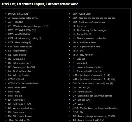 Import Bible ANIME 動漫主題語音盒子
