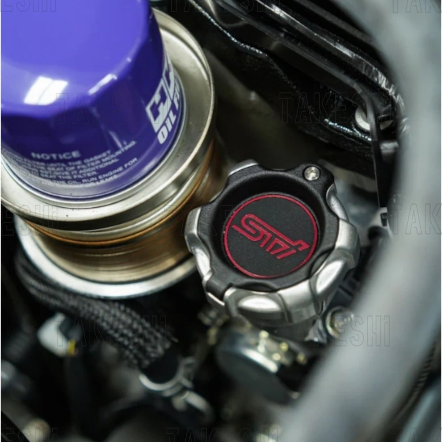STI 專用機油蓋｜Subaru 正統性能品牌｜引擎室升級｜日系改裝精品