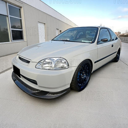 96–98 HONDA CIVIC K8 改款前 GV 前下巴｜PU 空力套件｜K8 專用 GV 風格 前下巴