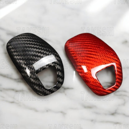 PORSCHE 2017+ PANAMERA 碳纖維排檔頭貼片｜真碳纖維｜專車專用｜內裝質感升級