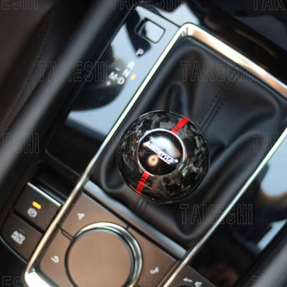 19-25 馬自達 MAZDA3 CX30 KODOSTYLE 下壓式排檔頭 碳纖維 鈦合金