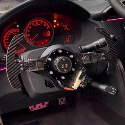 碳纖維磁吸換檔撥片組｜保留原廠撥片功能