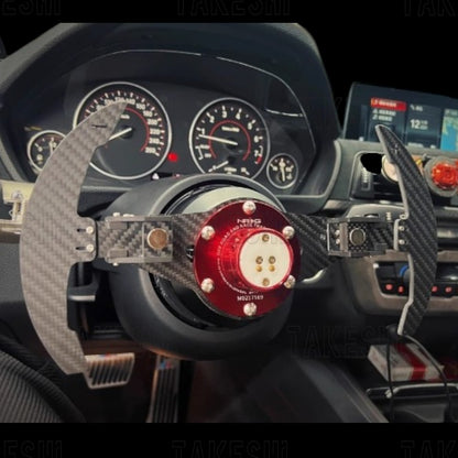 碳纖維磁吸換檔撥片組｜保留原廠撥片功能