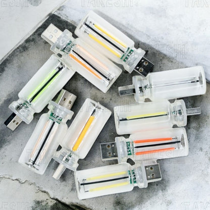 LED 鎢絲燈泡造型 車內氣氛燈｜USB 觸控調光