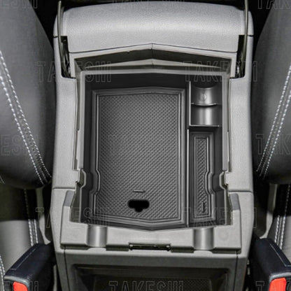 19–24 SUBARU FORESTER 中央扶手收納盒｜森林人 專用 雙層收納｜含止滑墊