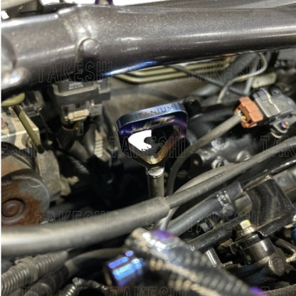 JDC CUSTOMS EVO 4B11 4G63 鈦合金機油尺頭｜美國進口