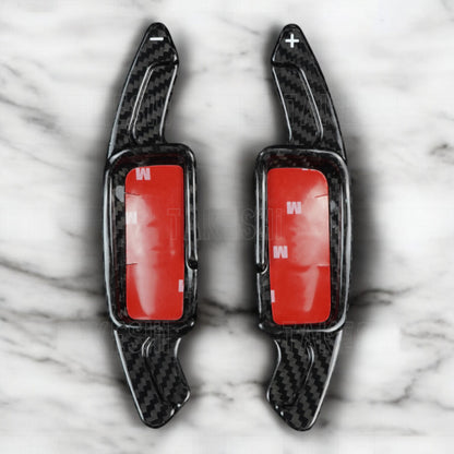 MERCEDES-BENZ W206 C/E-CLASS AMG 蜻蜓方向盤碳纖維換檔撥片