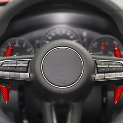 19-25 馬自達 MAZDA3 CX30 碳纖維鍛造碳纖維換檔撥片