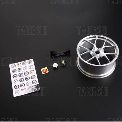 BBS LMR 1:5 鋁合金鍛造鋁圈模型｜高仿真輪圈擺件