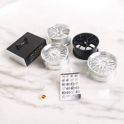 BBS LMR 1:5 鋁合金鍛造鋁圈模型｜高仿真輪圈擺件