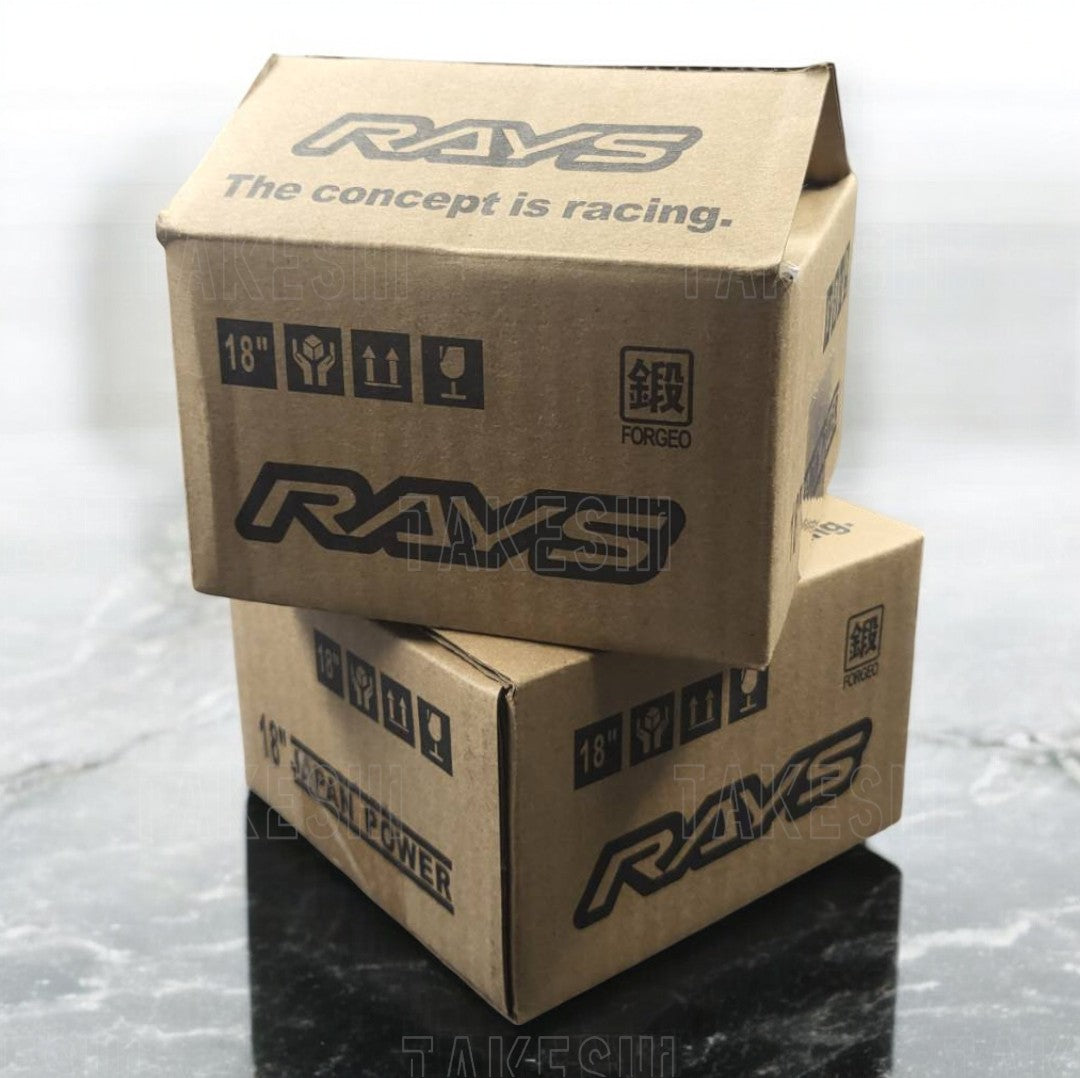 RAYS TE37 鍛造鋁合金 1:5 輪圈模型