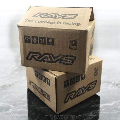 RAYS TE37 1:5 鋁合金鍛造鋁圈模型｜高仿真輪圈擺件