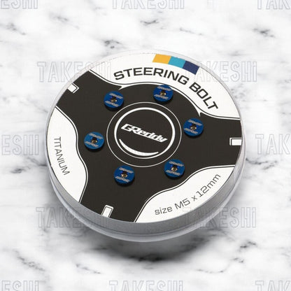 TRUST GReddy JAPAN TITANIUM｜鈦合金方向盤專用平頭螺絲