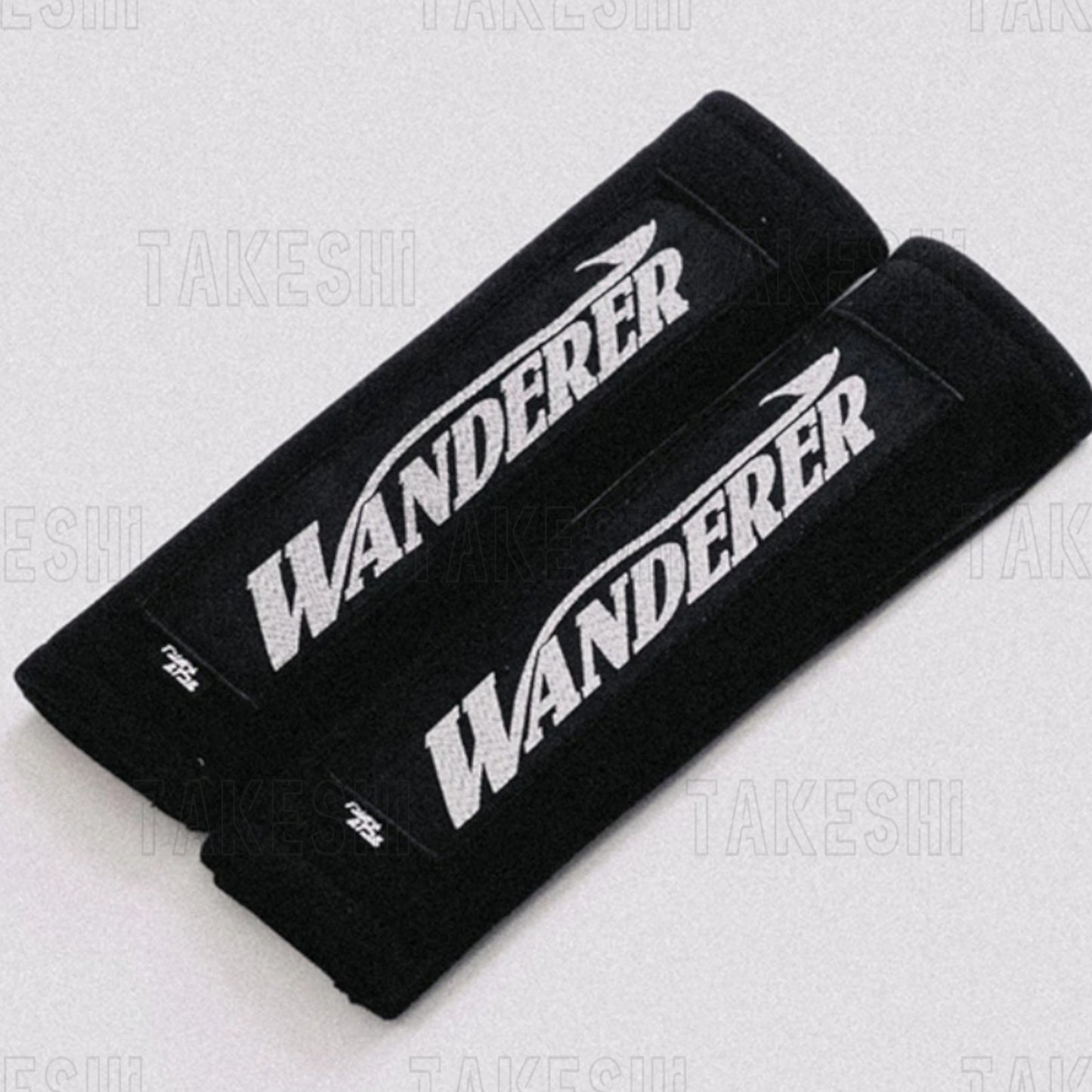 IMPORT BIBLE WANDERER 漫遊者安全帶護套｜首都高風格 反光片假名 魔鬼氈安裝