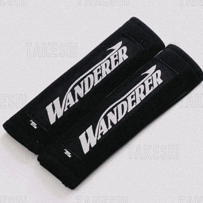 IMPORT BIBLE WANDERER 漫遊者安全帶護套｜首都高風格 反光片假名 魔鬼氈安裝