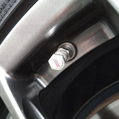SUBARU 日本原廠 STI 氣嘴蓋｜輪胎氣嘴｜JDM 改裝｜原廠風格｜STI 精品