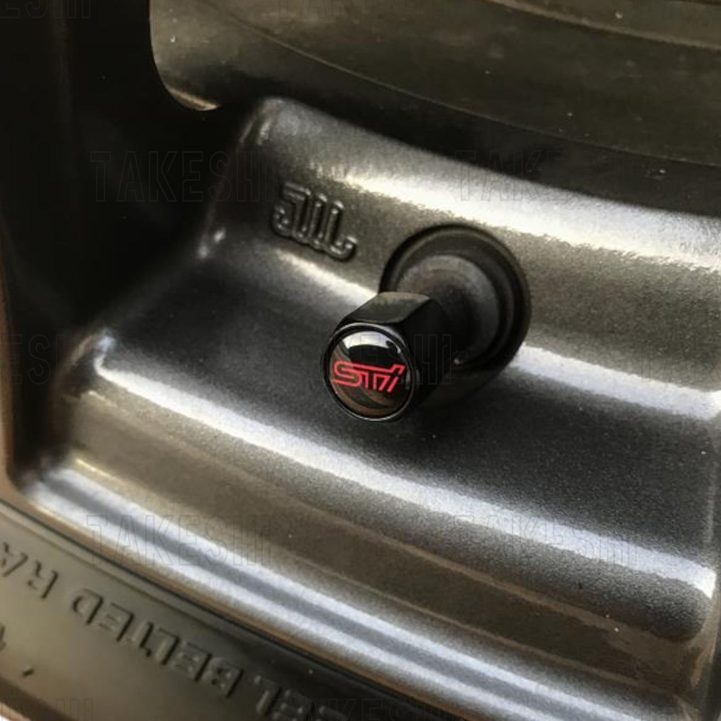 SUBARU 日本原廠 STI 氣嘴蓋｜輪胎氣嘴｜JDM 改裝｜原廠風格｜STI 精品