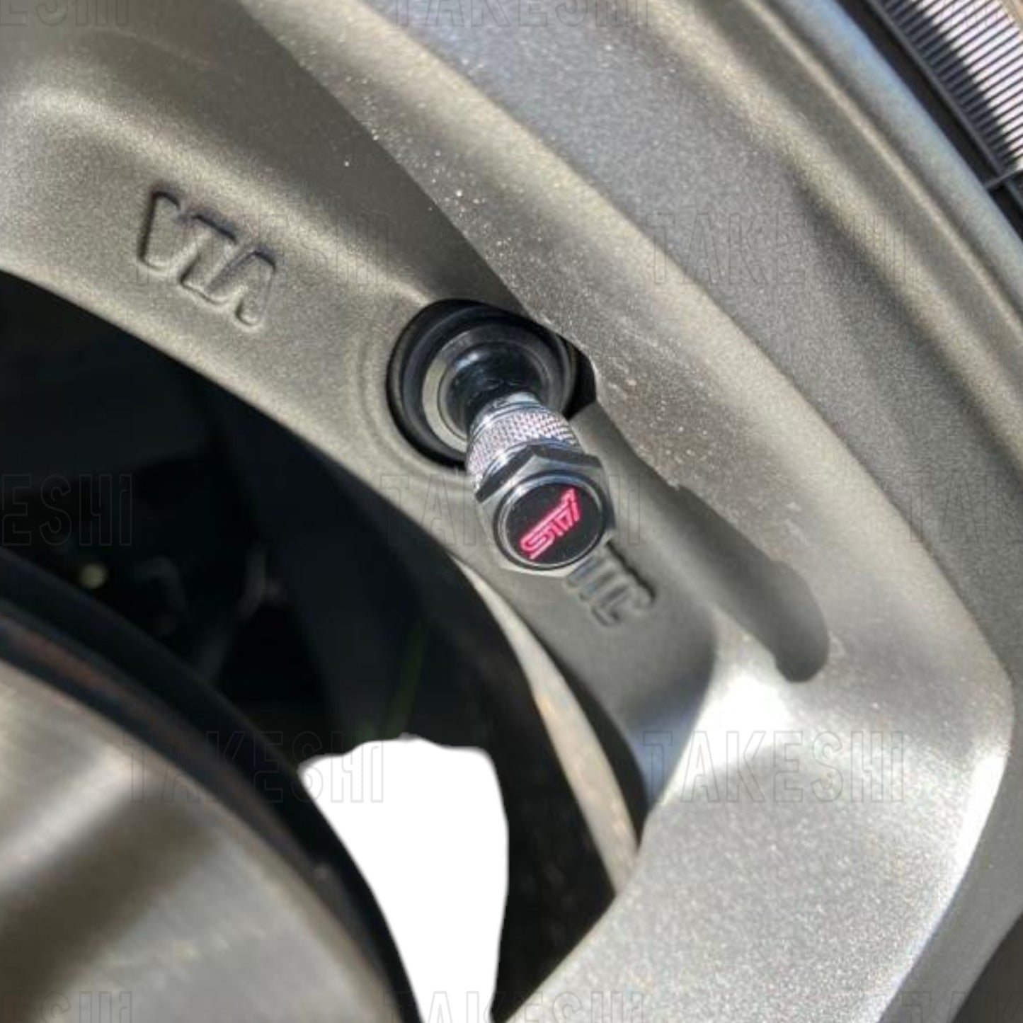 SUBARU 日本原廠 STI 氣嘴蓋｜輪胎氣嘴｜JDM 改裝｜原廠風格｜STI 精品