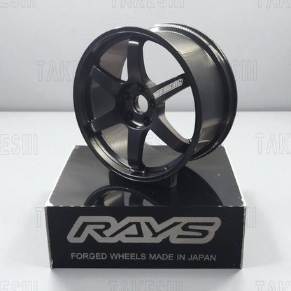 RAYS TE37 1:5 鋁合金鍛造鋁圈模型｜高仿真輪圈擺件