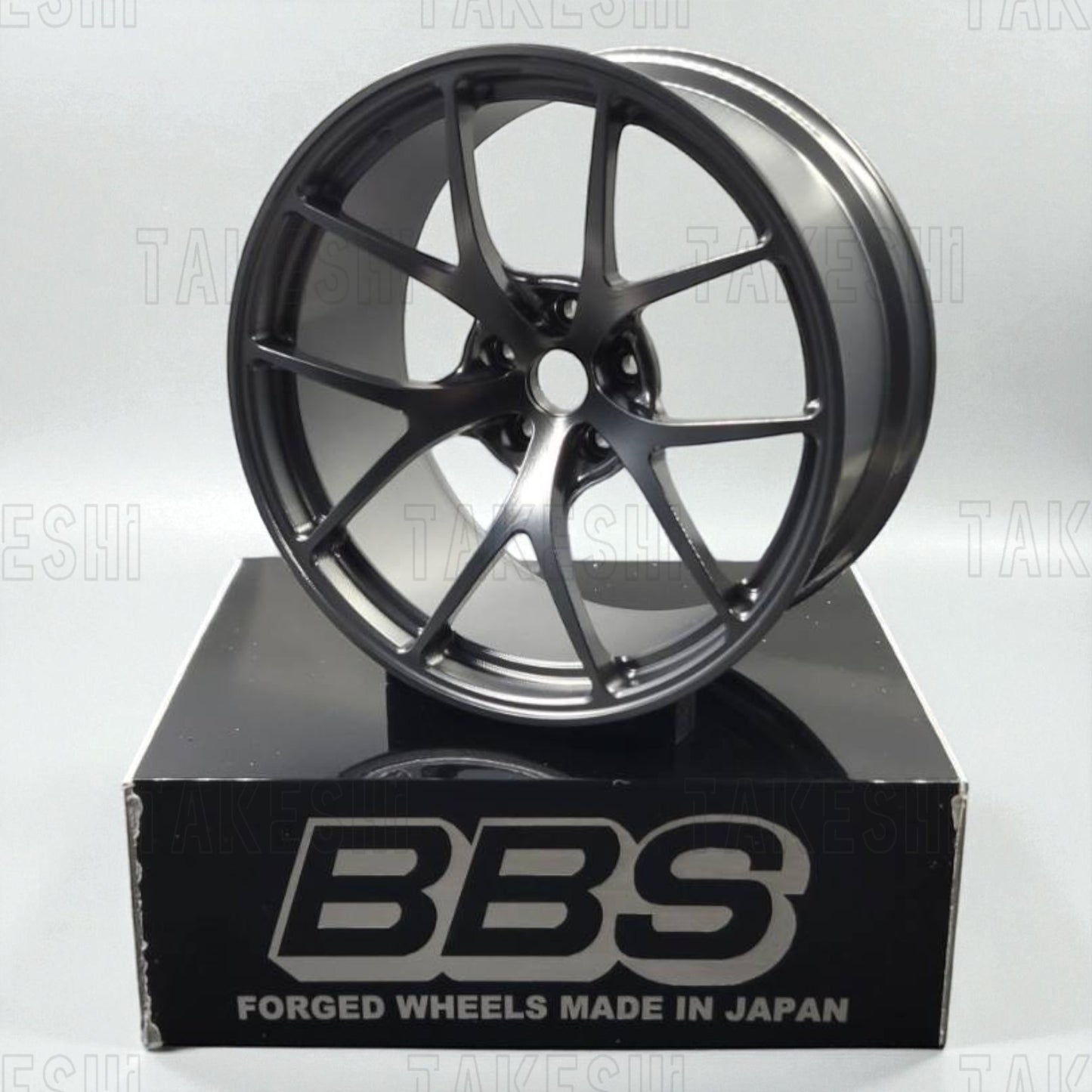 BBS RIA 鍛造鋁合金 1:5 輪圈模型