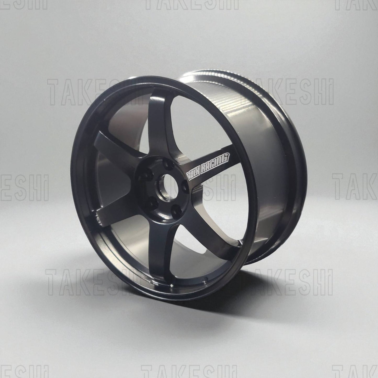 RAYS TE37 鍛造鋁合金 1:5 輪圈模型