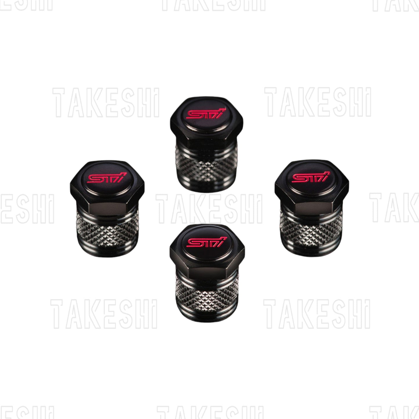 SUBARU 日本原廠 STI 氣嘴蓋｜輪胎氣嘴｜JDM 改裝｜原廠風格｜STI 精品