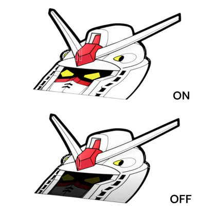 DASAI RX-MOCHI PEEKER GEKKO｜鋼彈小麻糬｜車窗發光裝飾貼