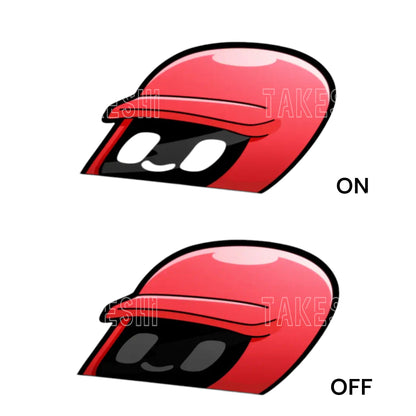 DASAI MOCHI PEEKER GEKKO｜小麻糬｜車窗發光裝飾貼