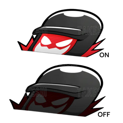 DASAI GLITCH MOCHI PEEKER GEKKO ｜失控小故障小麻糬｜車窗發光裝飾貼