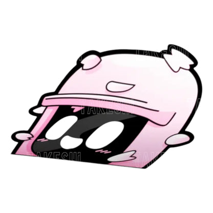 DASAI SAKURA MOCHI PEEKER GEKKO｜櫻花小麻糬｜車窗發光裝飾貼