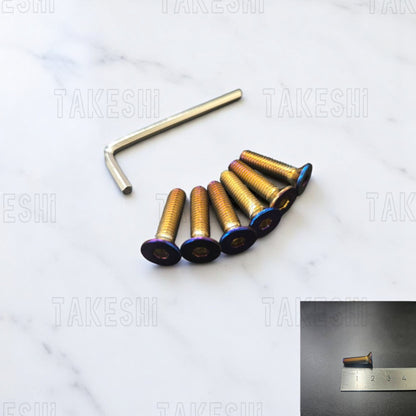 改裝方向盤專用螺絲｜內六角螺絲 6 顆一組｜轉接座／快拆適用｜平價實用款