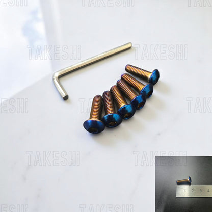 改裝方向盤專用螺絲｜內六角螺絲 6 顆一組｜轉接座／快拆適用｜平價實用款