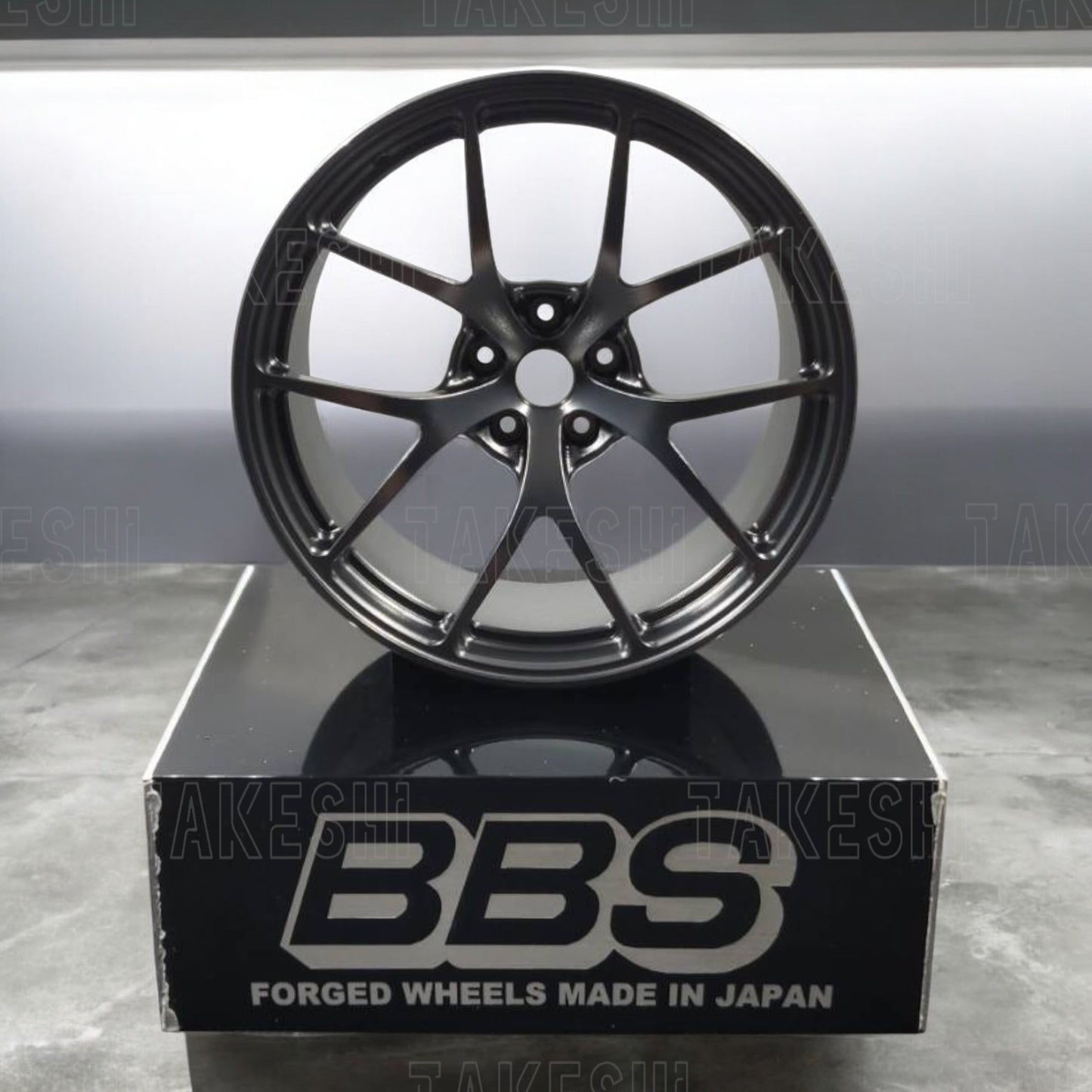 BBS RIA 鍛造鋁合金 1:5 輪圈模型