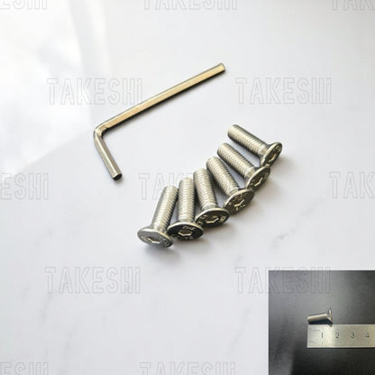 改裝方向盤專用螺絲｜內六角螺絲 6 顆一組｜轉接座／快拆適用｜平價實用款