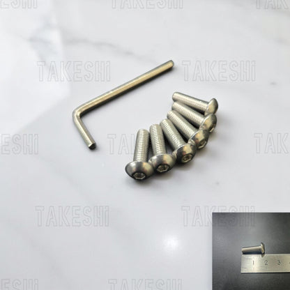 改裝方向盤專用螺絲｜內六角螺絲 6 顆一組｜轉接座／快拆適用｜平價實用款