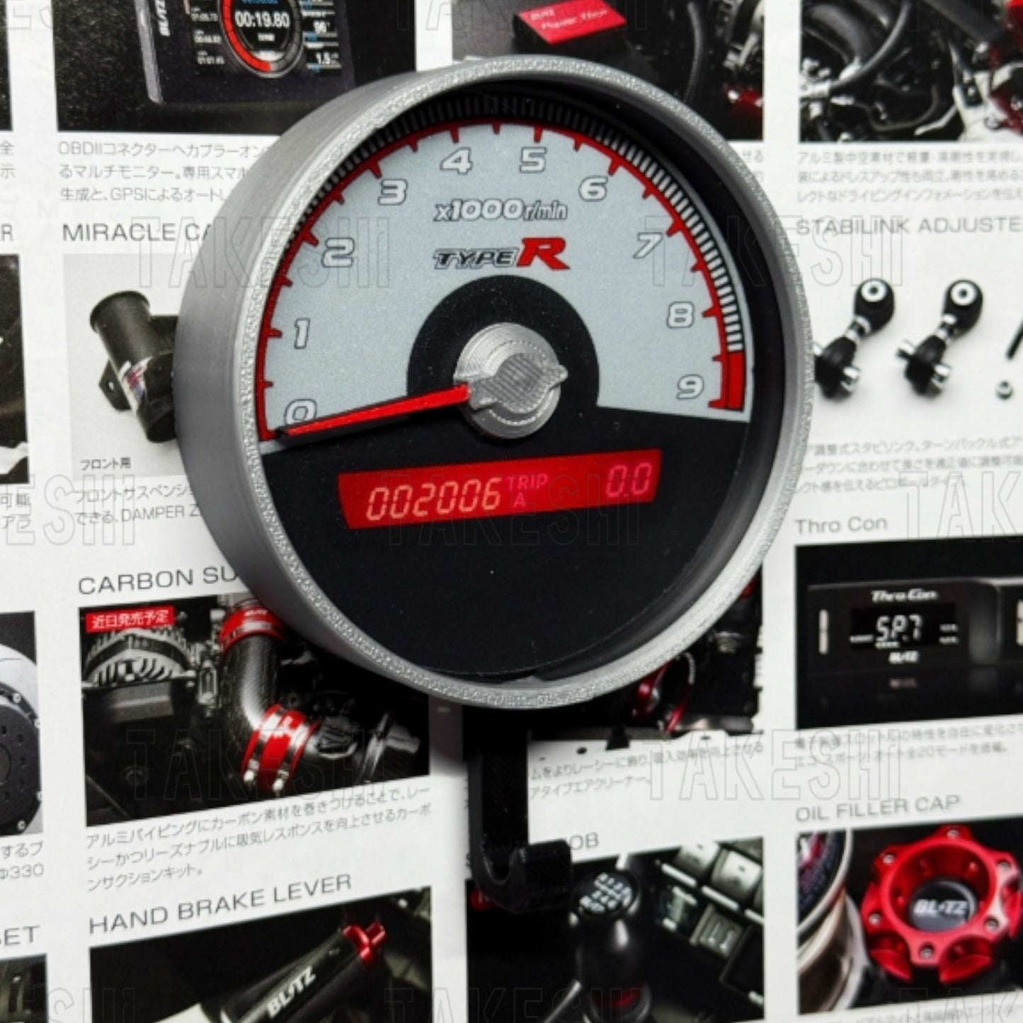 HONDA CIVIC TYPE R FD2 重量聯動轉速表鑰匙掛勾 FG2 FA5