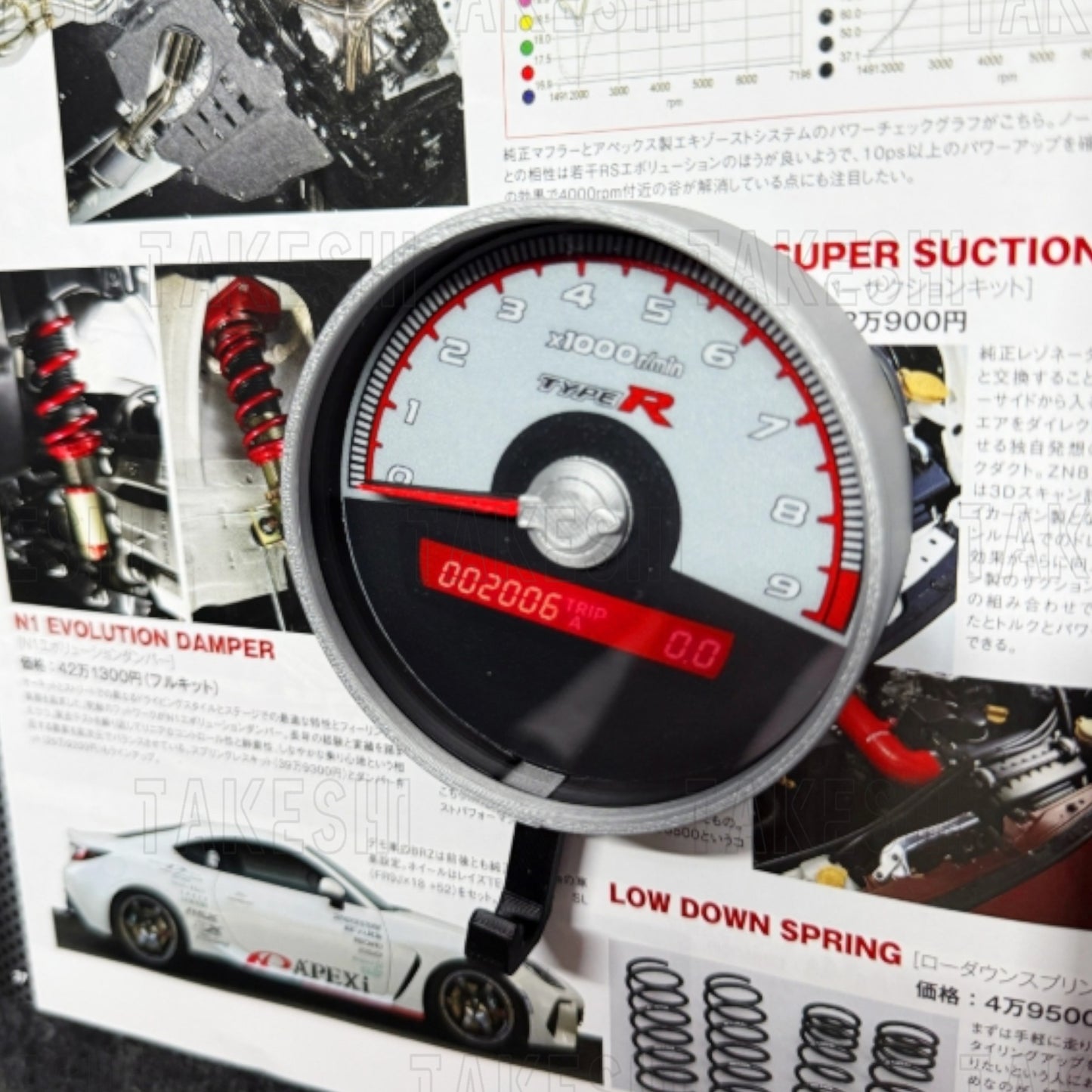 HONDA CIVIC TYPE R FD2 重量聯動轉速表鑰匙掛勾 FG2 FA5