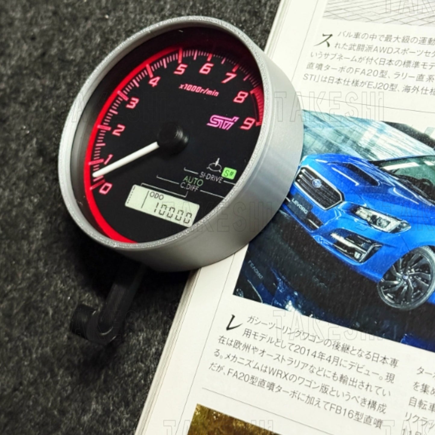 SUBARU WRX STI 重量聯動轉速表鑰匙掛勾