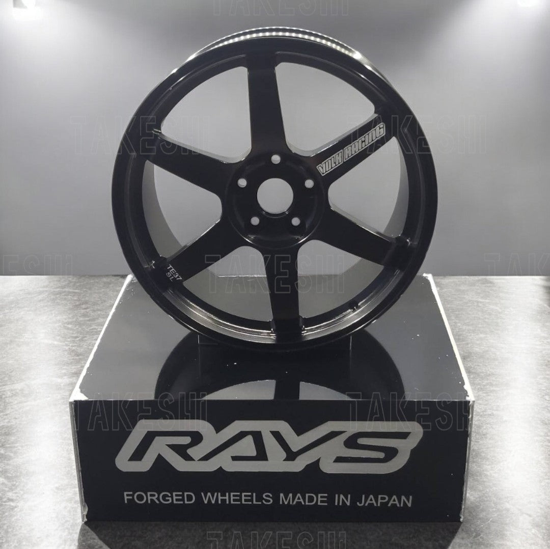 RAYS TE37 鍛造鋁合金 1:5 輪圈模型