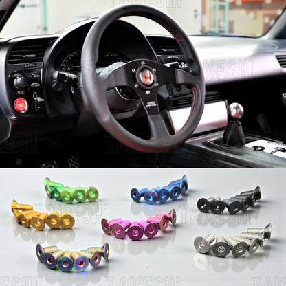 改裝方向盤專用鈦合金螺絲｜M5×12mm